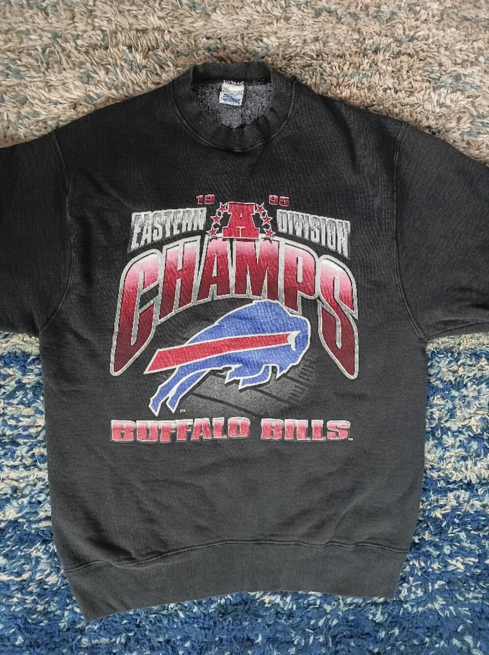 Vintage Salem Sportswear Buffalo Bills NFL 1995 Crewneck Sweatshirt Men's